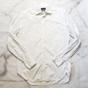 Massimo Dutti striped dress button up shirt